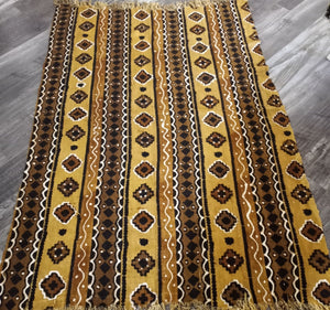 Cultural Comfort Bogolan Throw Blanket