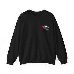 Artistic Palestine-Inspired Crewneck Sweatshirt for Unisex